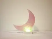 Moon Lamp,Resin Epoxy Nightlight, Gift Ideas Celestial Decor, Colour Changing