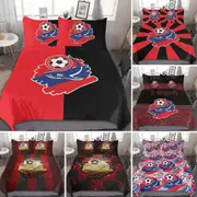 a1789 Bed Sheets ed Hapoel Haifa Bedding Set Duvet Cover Bedroom Comforter Covers Quilt Cover Home Textile 33-Piece Bedding Set (1 Duvet Cover + 2 Pi