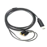 Portable Extension Cable MMCX USB Type-C Audio Cord for Shure SE215 SE315 SE535
