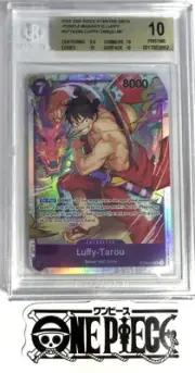 BGS 10 One Piece ST18-005 SR Luffy-Tarou - English - Purple Monkey.D.Luffy