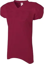 [A4] NB4242 Youth Nickleback Football Jersey W/Double Dazzle Cowl And Skill Sleeve Maroon Xs