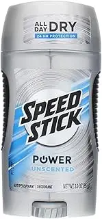 Speed Stick Power Anti-Perspirant Deodorant Unscented 3 oz (Pack of 8)
