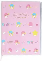 Sanrio 703257 Little Twin Stars A5 Date Book 2024