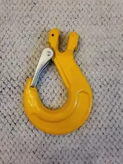 Grade 80 Drop Forged Alloy Steel Clevis Sling Hook with Latch 1/2" Trade 12000