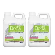 2x Bona 2.5L Hard Floor/Laminate Streak Free Deep Cleaner w/Hydrogen Peroxide
