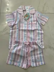 Peter Alexander Pastel Stripe Pyjama Set Size 3
