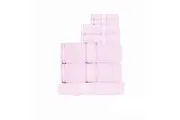 Kingtex 550gsm Cotton 7 Pce Towel Set Baby Pink