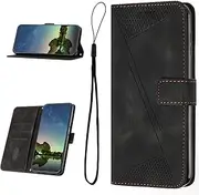 Cover Compatible with Samsung Galaxy S10e G970F,Compatible with Samsung Galaxy S10e G970F Flip Stand Wallet Magnetic Buckle Card Slot Phone Case Black