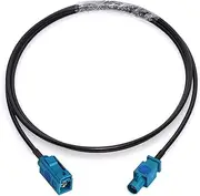 Bingfu Fakra Z Female to Male Vehicle Aerial Antenna Extension Cable 1m for Car Stereo Android Head Unit GPS Navigation FM AM Radio Sirius XM Satellite Radio 4G LTE TEL Telematics Bluetooth Module