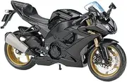 Kawasaki Ninja H2R ZX-14R Z900RS 1:12 Scale Doll Toy Alloy Boy Sport Bike Motorcycle Model Replica Men Gift (ZX-10R-Black)