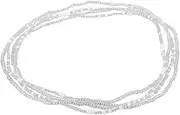 [CONGARTENO] 2sets Elegant Double-string Waist Chain Beach Chain Belly Beads Bikini for Women Stylish Accessory for Beachwear 2pcs*2