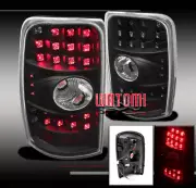 00-06 CHEVY/GMC SUBURBAN TAHOE YUKON XL DENALI LED TAIL LIGHT BLACK 02 03 04 05 (for: Chevrolet)