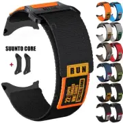 For Suunto Core Watch Band Premium Woven Nylon Sport Strap with Metal Buckle