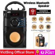 Wireless Outdoor Speaker Large Bluetooth Loud With Bass Subwoofer Heavy Indoor