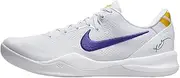 [Nike] Kobe VIII Protro Basketball Shoes (HF9550-100, White/University Gold/Court Purple)