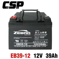 在飛比找松果購物優惠-【CSP】EB39-12 銀合金膠體電池12V39AH電動車