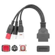 3pin 4 pin 6p 3in1 OBD2 Diagnostic Adapter Connector Cable For Yamaha Motorcycle