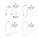 Lamp Harp Lampshade Harp with Finial Light Base Table/Floor Light Bracket