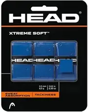 Head Xtreme Soft Racquet Overgrip Tennis Racket Grip Tape 3 Pack White, White, Pack US