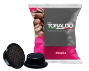 Caffè Toraldo - Classic - Box 100 Compatible Capsules A MODO MIO Mens 7g