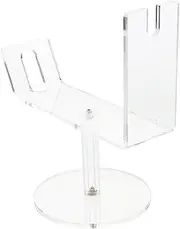 WRITWAA Scissors Stand Barber Scissor Base Multi-function Scissor Rack Hairdressing Accessory Hairdressing Tool Transparent Acrylic