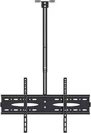 Ceiling TV Mount - Adjustable LCD TV Ceiling Mount, TV Ceiling Mount Bracket, for 40-75 Inch Flat Panel TVs, Multiple VESA Patterns, Max Weight 110 Lbs