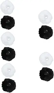 CALLARON Rabbit Costume Prop Fluffy Plush Ball Tail for Cosplay Halloween Easter Carnival Lightweight Easy to Install for Performance Festival Dress Up *