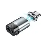 Magnetic USB C Adapter, 24Pins Type C Connector, PD 100W Fast straight shape
