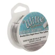 Brushed Silver BeadSmith 16, 18, 20, 22, 24, 26, 28 Gauge Craft Wire