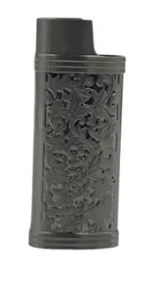 Charcoal Metal Lighter Case Cover Holder Sleeve Pouch For BIC Mini Lighter J25