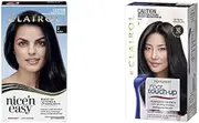Clairol Permanent Hair Colour Bundle: Clairol Nice'N Easy 2 Natural Black + Root Touch Up Permanent - 2 Black, For Black Hair