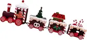 Wooden Train Craft Car Decoration Christmas Party Decorations Small Train Car for Home Decoration