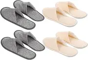 Portable Travel Slippers Non Slip Design for Home Hotel Spa and Travel Lightweight Comfortable Footwear for and Storage