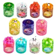 Soft Slime Reduced Pressure Transparent Crystal Mud Stress Relief Kids Clay Toy