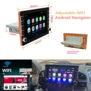 9" Button Knob Adjustable WIFI Car Stereo Radio Android MP5 Player GPS Navigator