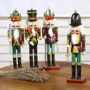 Nutcracker Puppet Classic Elements Wooden Christmas Ornament Home Office Decor