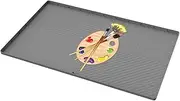 Under Sink Drip Tray | Flexible Silicone Under Sink Liner,34 x 22-Inch Silicone Waterproof Under Sink Drip Tray for Kitchen and Bathroom