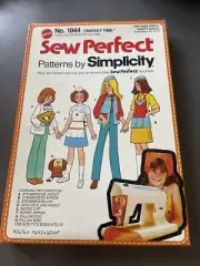 Rare Mattel Sew Perfect Pattern 1978 Simplicity #1044 Gifts Sewing UNCUT NIB