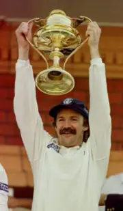 Benson and Hedges Super Cup Final 1999 JACK RUSSELL celebrate- Old Cricket Photo