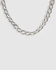 Silver Chunky Chain Necklace