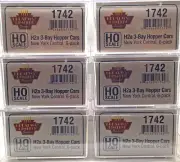 HO BROADWAY LIMITED 1742 H2a 3 BAY HOPPER 6 PACK NEW YORK CENTRAL NYC