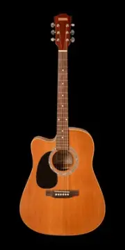 Redding LH EL/AC Natural Dreadnought Left-Hand Acoustic Guitar