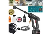 6IN1 1500W Cordless Portable Car High Pressure Washer Jet Water Wash Cleaner Gun