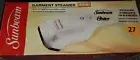 Sunbeam 4026 Garment Steamer Lint Fabric Brush Shot of Steam Portable Travel NEW
