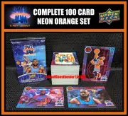 2021 Upper Deck Space Jam A New Legacy Complete 100 Card Neon Orange Set LeBron