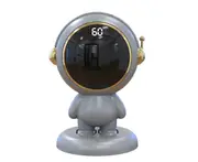 1500mAh Electric USB Astronaut Handwarmer Reusable Pocket Heated Hand Warmer-Grey