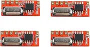 4 Pcs 433MHz Superheterodyne RF Module LR43B Wireless Remote Control Receiver Module
