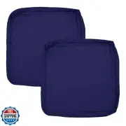 Oslimea Outdoor Patio Cushion Covers Replacement 24x22x4 inch 2Pack Patio Fur