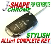J-STYLE FLIP KEY REMOTE FOR FORD FALCON BA BF WAGON SEDAN KEYLESS CHIP FOB 6TK