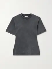 [Haikure] Haikure - + Net Sustain Kelly Cotton-jersey T-shirt - Black - small small Black